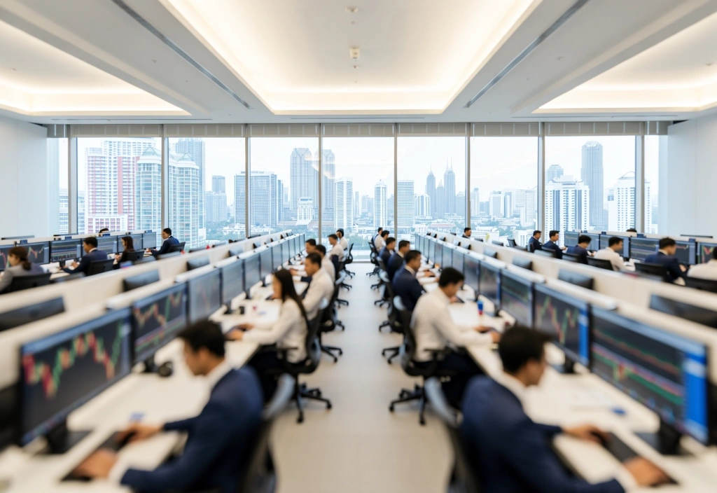 Kerjaya di Pusat Kewangan